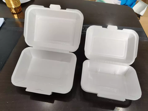 Hoàn toàn tự động Takeaway cấp thực phẩm giấy kraft Burger bánh doner thực phẩm ăn trưa bao bì đưa ra Hộp làm giá máy - Product Image 4