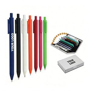 Stylos à bille promotionnels de haute qualité en plastique avec logo personnalisé, vente en gros, cadeau d'entreprise - Product Image 1