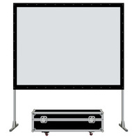 Écran de projection pliable rapide TELON 72-400 pouces blanc mat, portable, extérieur, pliable avant/arrière, mobile, installation facile