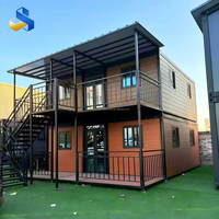 Maison modulaire préfabriquée moderne de luxe de haute qualité, à deux étages, extensible, en conteneur, prix Australie SAA
