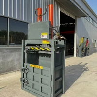 Presse à balles pour plastique, aluminium, ferraille, carton et vêtements