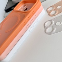 Coque de téléphone magnétique détachable effet peau de luxe avec protection intégrale de l'appareil photo pour iPhone 17 16 15 14 Pro Max