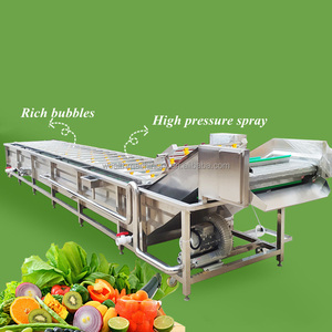 Air Bubble Cleaner Pineapple Salad Machine Wash Automatic Fruit Vegetable Process Line and Vegetable
