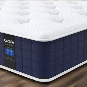 Özelleştirilmiş Modern <span class=keywords><strong>King</strong></span> <span class=keywords><strong>Size</strong></span> Beyaz Yatak Hibrit Yatak 5 Yıl Garantili Ev Mobilyası Daire Doğrudan Fabrika Toptancıları - Product Image 2