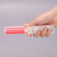 Benutzer definierte Mini Wasch bare Fussel rolle Hunde haar bürste Wieder verwendbare Haustier rolle Entfernung Fussel Staub Flusen entferner Mit Griff