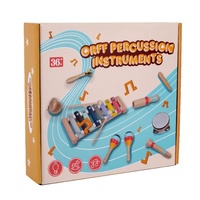 Baby Musical Instruments Wooden Percussion Instrument Toy Early Educational Montessori Musical Sensory Toys for Toddlers