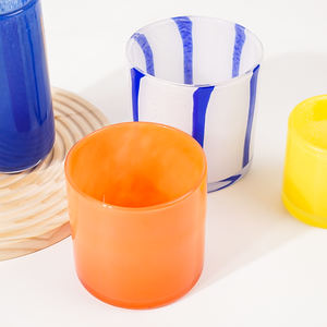 Simple Small Wax Candle Glass Candle Holder Decorative Item for Restaurant Room Decoration <strong>Candlelight</strong> Dinner Romantic Props - Product Image 2