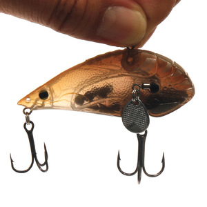 Señuelo Vibrador de 18g para Pesca de Fondo, con Tres Anzuelos, para Pesca de Lubina, en Forma de Camarón - Product Image 2