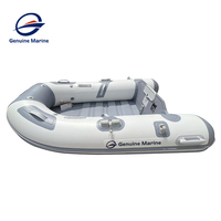 Véritable bateau de pêche marine en PVC personnalisé Bateau de sauvetage en caoutchouc Bateau à rames 2-4m Kayak Canot pneumatique avec coque en aluminium