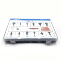 229 pièces ensemble de Rivets à goupille poussoir automatique Rivets en plastique attaches pare-chocs retenue Clips de voiture outil de retrait de fixation