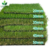 Grossiste Gazon Artificiel Synthétique Écologique en Plastique de 20mm, 30mm, 35mm, 40mm, 45mm, 50mm pour Jardin