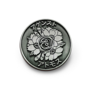 빠른 사용자 정의 브로치 일반 승화 빈 라운드 옷깃 핀 - Product Image 2