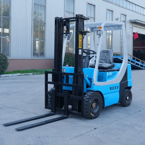 Простой в управлении гидравлический электрический вилочный погрузчик на 2 тонны с сертификатами CE и EPA для перевозки урожая, с малым радиусом поворота, легкий вес - Product Image 2