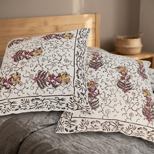 Juego de Fundas de Cojín con Estampado Floral Único, 100% Algodón, con Cierre, Decorativas para Sofá, Hotel y Hogar - Product Image 3