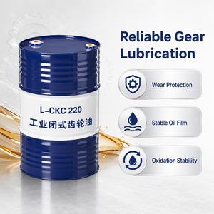 <span class=keywords><strong>Huile</strong></span> pour engrenages industriels KUNLUN L-CKC 220 ISO VG 220, 170 kg, pour boîtes de vitesses à usage moyen - Product Image 2