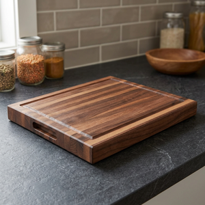 Planche à découper et support à couteaux TianZhu en bois d'acacia personnalisés - Forme rectangulaire durable, antibactérienne, épaisseur 2,0 cm, compatible lave-vaisselle - Product Image 5