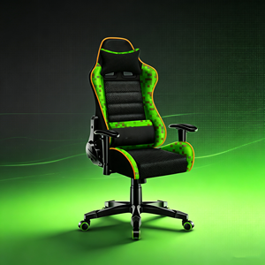 <span class=keywords><strong>Junior</strong></span> Gaming-Stuhl mit Blockmuster, verstellbar, für Kinder, Gaming-Schreibtischstuhl mit 2D-Armlehnen, Teenager-Gaming-Sitz, geräuscharme Rollen - Product Image 1