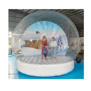 Гигантский снежный шар 4 м, пузырьковая палатка, надувной Рождественский шар, снежный шар для фестиваля