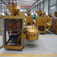 Presse à huile combinée 2-en-1 YZLXQ120, machine commerciale thermostatée pour l'extraction d'arachide, de sésame et de soja, nouvelle haute productivité