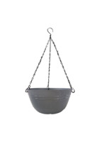 Jardinière suspendue Deep Blue PP, durable, légère, avec trou de drainage, design à crochet, personnalisation de la couleur, pour la maison et le jardin