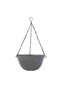 चेन हुक ड्रेनेज छेद के साथ गहरे नीले pp लटका हुआ फूल पॉट और इनडोर/आउटडोर बालकनी और बगीचे सजावट के लिए हल्के डिजाइन - Product Image 2