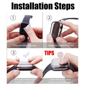 Protection d'écran en verre trempé ultra-sensible pour Watch Series 11 42mm/46mm, protection complète, anti-rayures, 2.5D 9H - Product Image 5