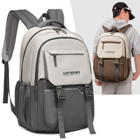 Nouveau modèle de sac à dos scolaire léger pour garçons et filles, grande capacité, protection du dos, adapté aux déplacements professionnels