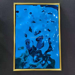 AISI 201 <span class=keywords><strong>304</strong></span> แผ่นสแตนเลสสี 316 430 BA กระจกสีทองกระจกสีฟ้าสีแผ่นโลหะตกแต่ง - Product Image 4