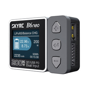 SKYRC B6neo Smart Charger MCUDC200W PD80W Dual Channel Arm Cortex-M4 10A Charge Current XT60 USB Type-C for <b>RC</b> Charging - Product Image 2