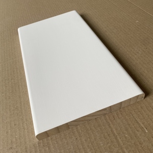 ขอบหน้าต่างไม้สีขาวรองพื้น แผงประตูไม้ บัวเชิงผนังไม้ กรอบไม้ - Product Image 4