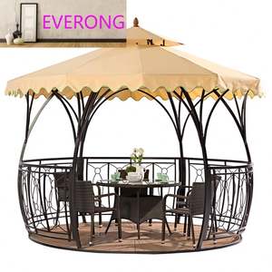 Pérgola de Hierro Forjado de Estilo Europeo para Exteriores, Resistente al Agua y a la Corrosión, <span class=keywords><strong>Refugio</strong></span> para Villas, Patios y Jardines - Product Image 6