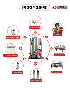 Caldera de Gas Industrial Vertical de Tubo de Fuego de Alta Presión de 300 kg, Nueva, de Fábrica China, con Precio de Fabricante - Product Image 1