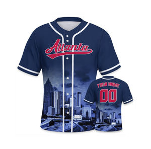 Camiseta de béisbol del equipo Personalizar en sus requisitos Venta al por mayor Club Ropa del equipo de béisbol y softbol personalizada Logotipo personalizado - Product Image 1