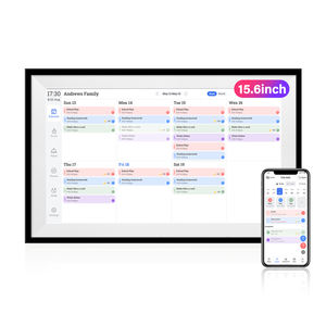 Cadre <span class=keywords><strong>Photo</strong></span> Numérique Planificateur de Tâches Électronique pour la Maison avec Synchronisation WiFi 15,6" Calendrier Numérique Intelligent Familial - Product Image 1