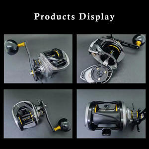 Gulungan pancing memancing, air tawar dan air asin, permainan besar 35Lbs daya tarik kumparan pancing 8 + 1BB rol Baitcasting De Pesca Casting - Product Image 3