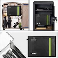 Porte-documents ignifuge à double fermeture éclair, design pompier, vente en gros