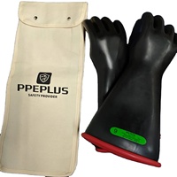 Gants en caoutchouc électriques LEC pour travaux sous tension, protection électrique, anti-choc, gants isolants pour électriciens, gants en latex décalibrés