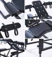 BDSM meubles jambe ouverte écarteur menottes de retenue grands meubles sexuels amour canapé érotique Bondage canapé chaise avec Machine sexuelle