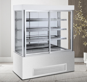 Exhibidor Refrigerado para Pasteles, Totalmente de Acero, con Cobre, Sin Escarcha, para Panadería, para Exhibir Pasteles - Product Image 4