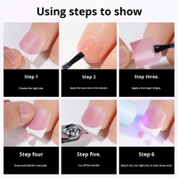 Faux Ongles d'Orteils à Presser Gel Souple Rose Couvrants avec Logo Personnalisé, Vente en Gros, Qualité PMMA Supérieure, Prédécoupés en Gel Couleur