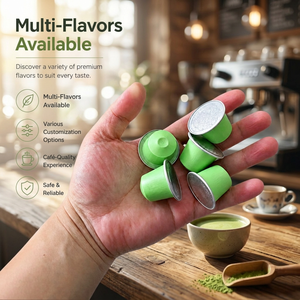 Japanese Style Ceremonial Grade Matcha Capsules Compatible With Nespresso Support Custom Logo And Packaging Design - Product Image 1