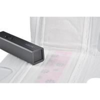 Serviettes hygiéniques jetables Qianye Factory pour femmes, usage nocturne, en fibres de bambou super absorbantes, avec ailettes, sans puce anionique, anti-fuites