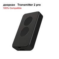 Contrôle de portail compatible avec l'émetteur DOORHAN 2PRO avec batterie de rechange, télécommande de garage 433 MHz à code tournant