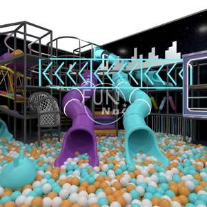 Venta al por Mayor de Juegos Mecánicos para Parques de Diversiones, Casa de Juegos Infantil, Equipo de Juegos Interior Comercial para Niños con Desafío Ninja - Product Image 3