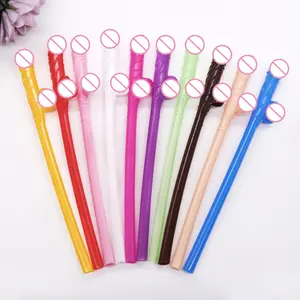 bride to be party Willy pecker drink straw hen party penis straw assorted color Bachelorette party supplies