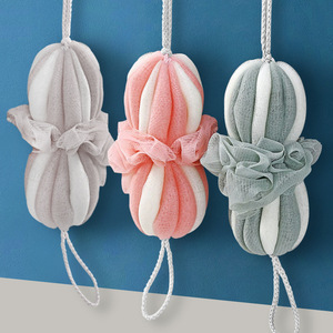 Home use adult stretchable bath ball, extra large size, <b>back</b> stretcher, pumpkin <b>back</b> <b>scrubber</b>, bath ball. - Product Image 1