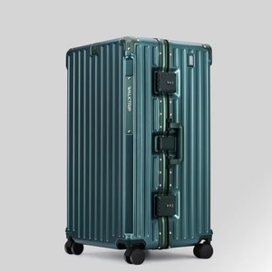 Valise de voyage personnalisée Bayer PC 20/32 pouces, cadre en aluminium, <span class=keywords><strong>bagage</strong></span> à main durable avec porte-gobelet et <span class=keywords><strong>port</strong></span> de charge - Product Image 4