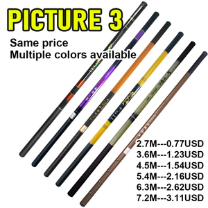 Canne à pêche télescopique en fibre de verre, vente en gros, personnalisable pour la pêche en rivière, lac, ruisseau, océan, bateau - Product Image 4