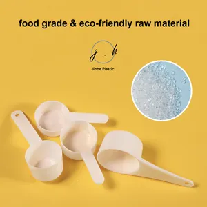 Plastic Measuring Scoops Wholesale Food Grade Pp Plastic Protein Powder Measuring Scoops Spoon Scoop Set For Bulk Food Products Plastic Opp Bag 50ml 25g
