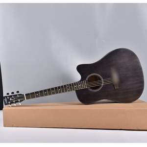 Chitarra acustica 41 pollici 21 tasti musica Folk chitarra in legno di abete rosso di alta qualità - Product Image 5